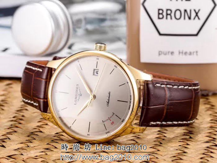 LONGINES浪琴 經典大三針 全自動機械 精品男士腕表 WSS1709